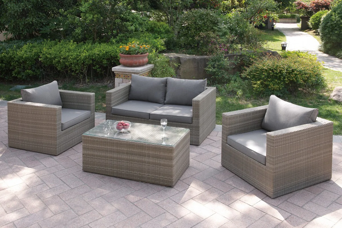 4Pc Outdoor Patio Sofa