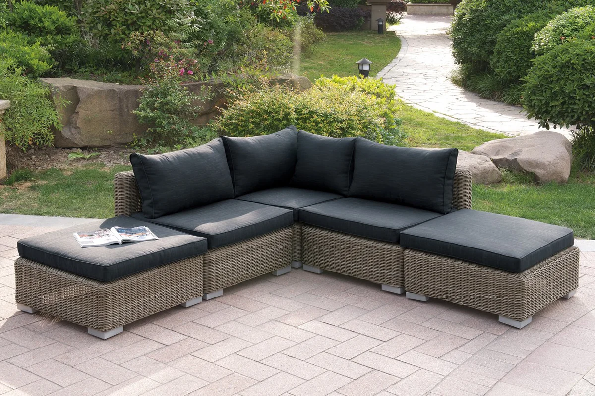 5Pc Outdoor Patio Sectional Set