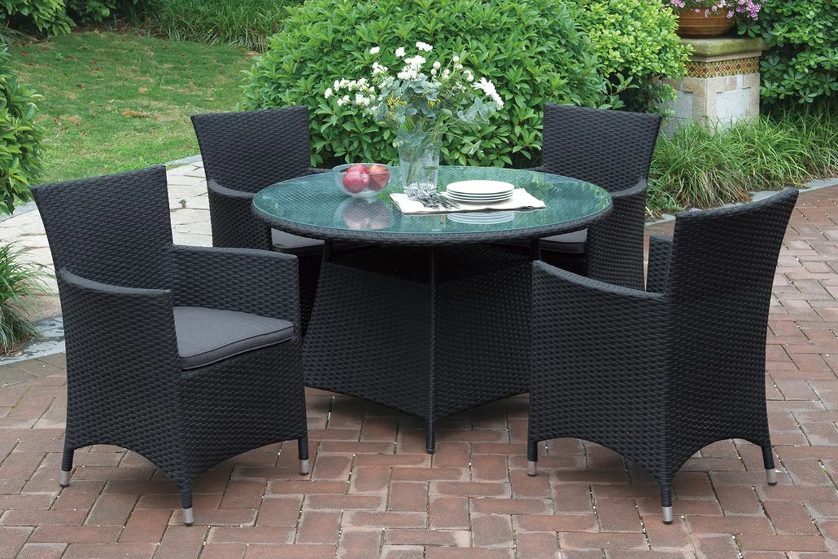 5Pc Outdoor Patio Table Set