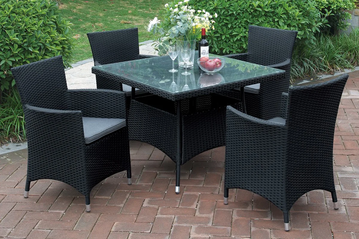 5Pc Outdoor Patio Table Set