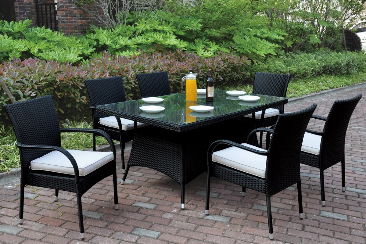 7 Pc Outdoor Patio Table Set