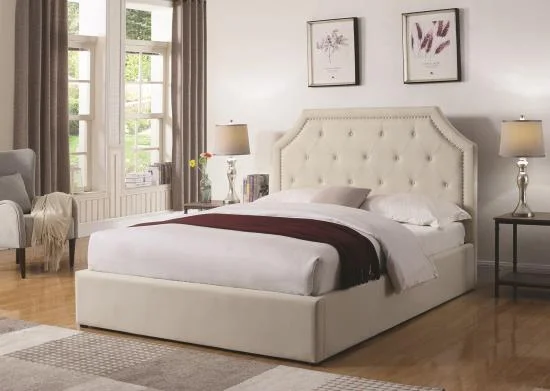 Upholstered Bed/Hydraulic lift storage bed