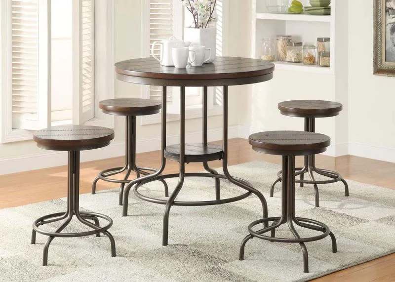 5 Pc Counter Height Set
