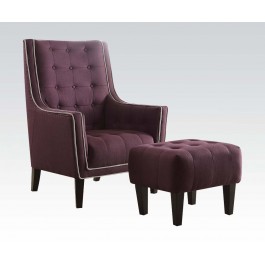 Accent Chair & Ottoman Item # 59630