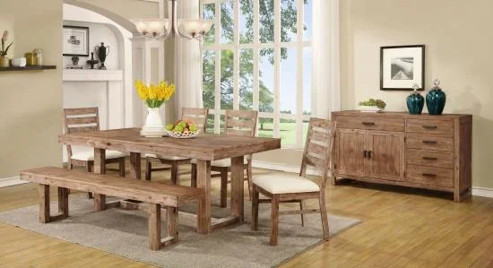 Rustic and Vintage Dining Set