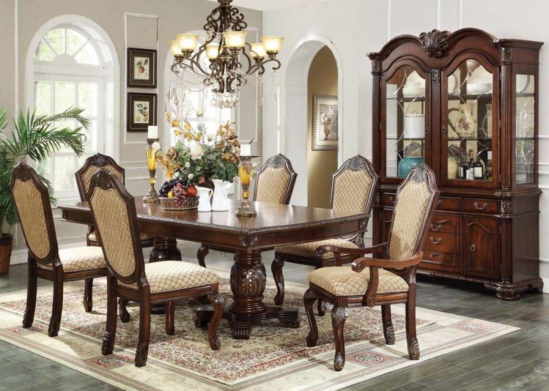 Traditional Style Dining Set, Traditional Dining Room Sets