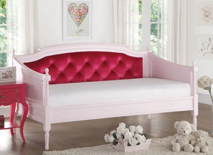 Pink Finish Daybed