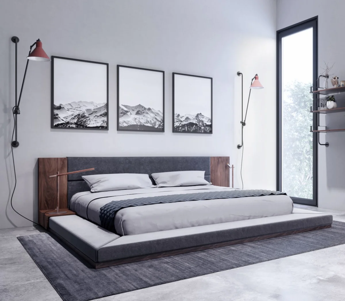 Italian Modern Bed 