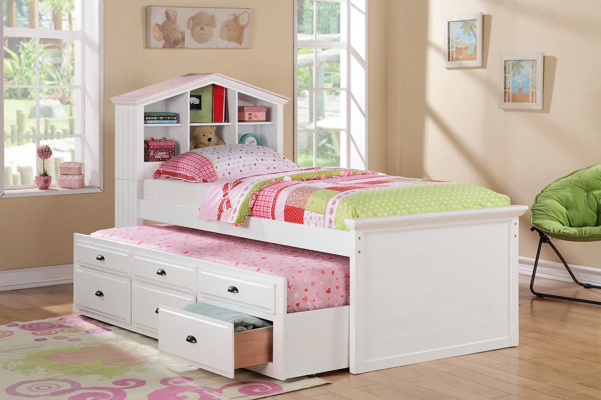 Twin Bed with Trundle 