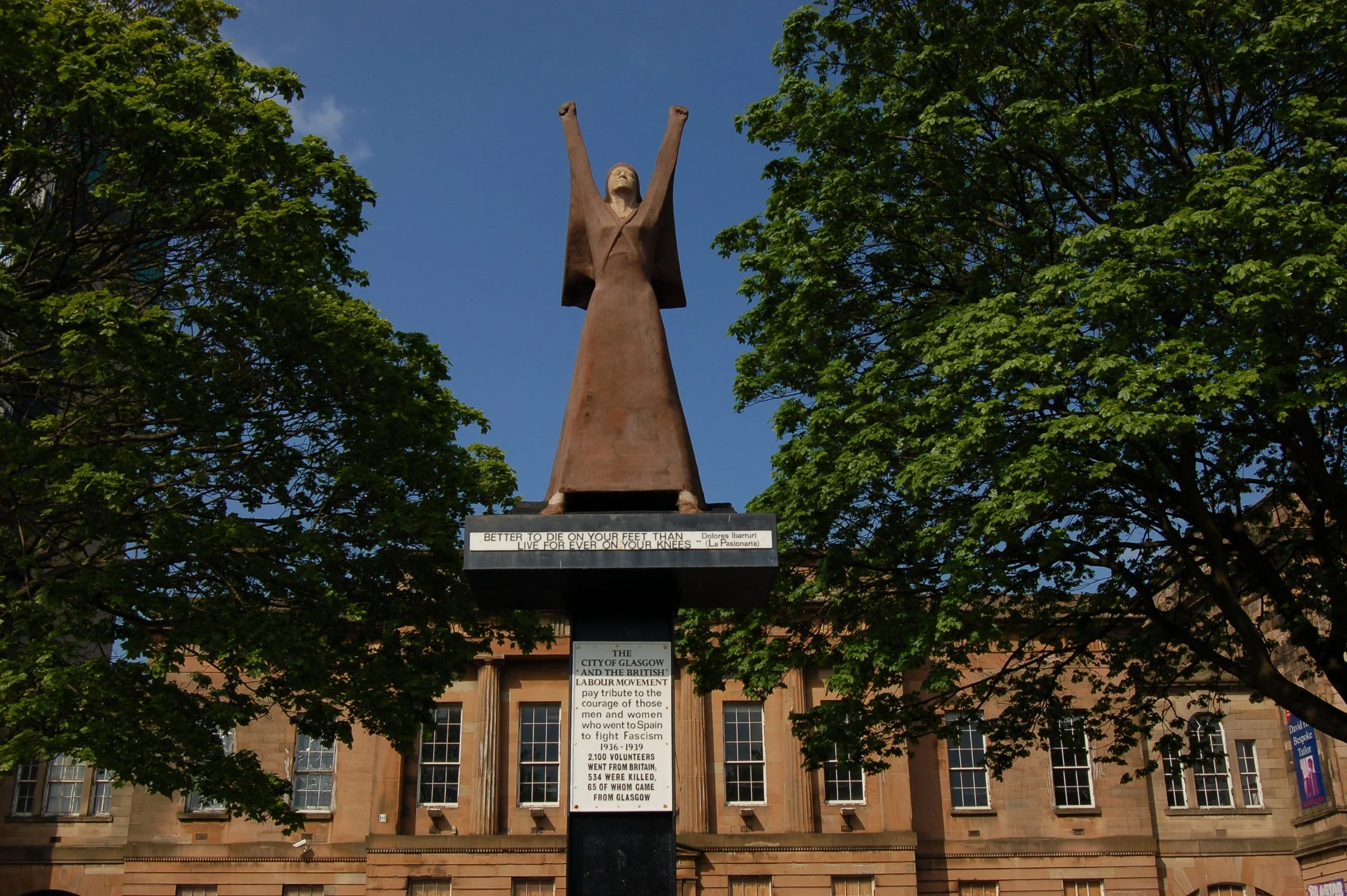 The Passionara, a memorial to british people who fought against Facism in the Spanish civil war 