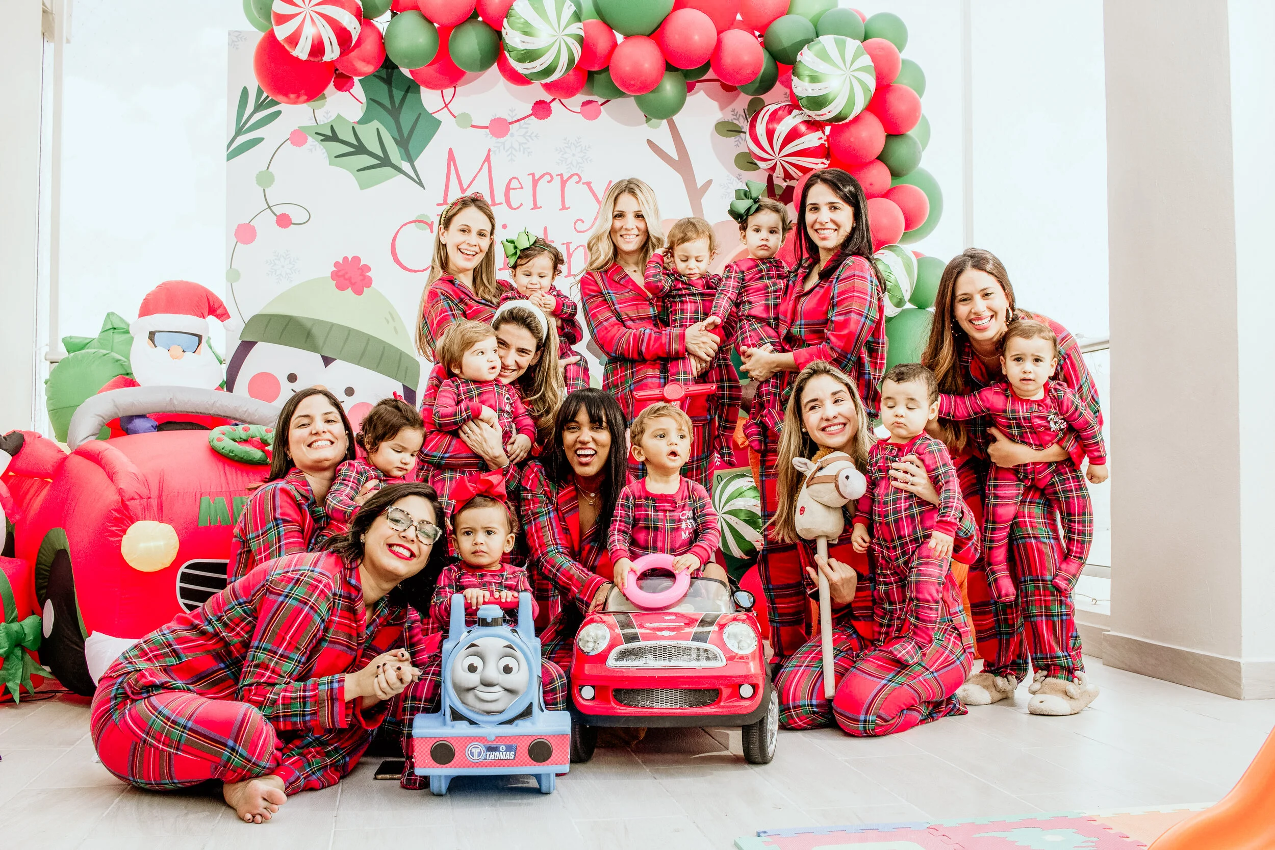 Brunch navideño: mom and babies