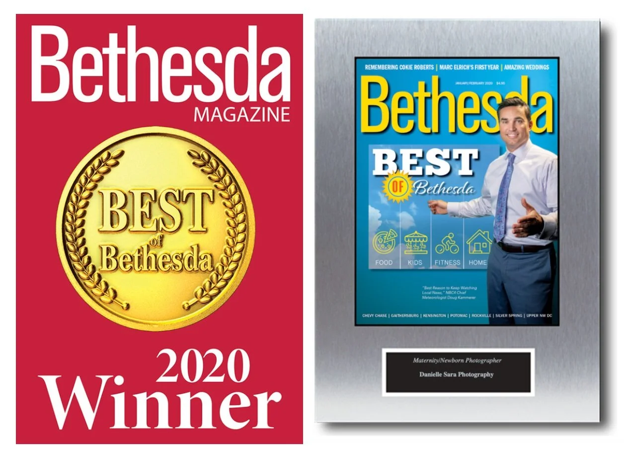  VOTED THE WINNER IN "BEST OF BETHESDA" READER'S POLL FOR NEWBORN &amp; MATERNITY PHOTOGRAPHER 
