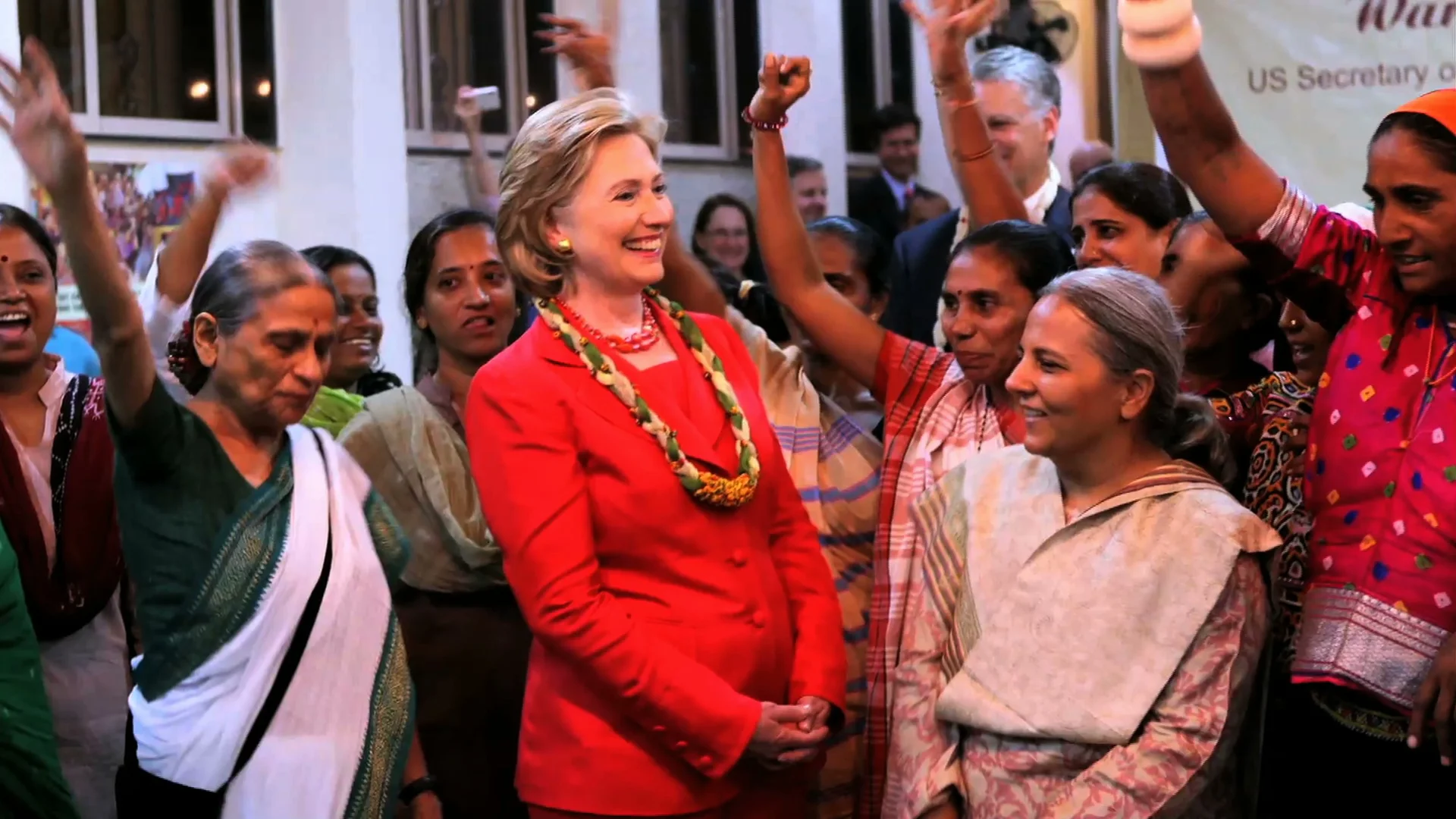 Clinton engages in public diplomacy in Pakistan advocating one of her most fervent causes: women's empowerment.