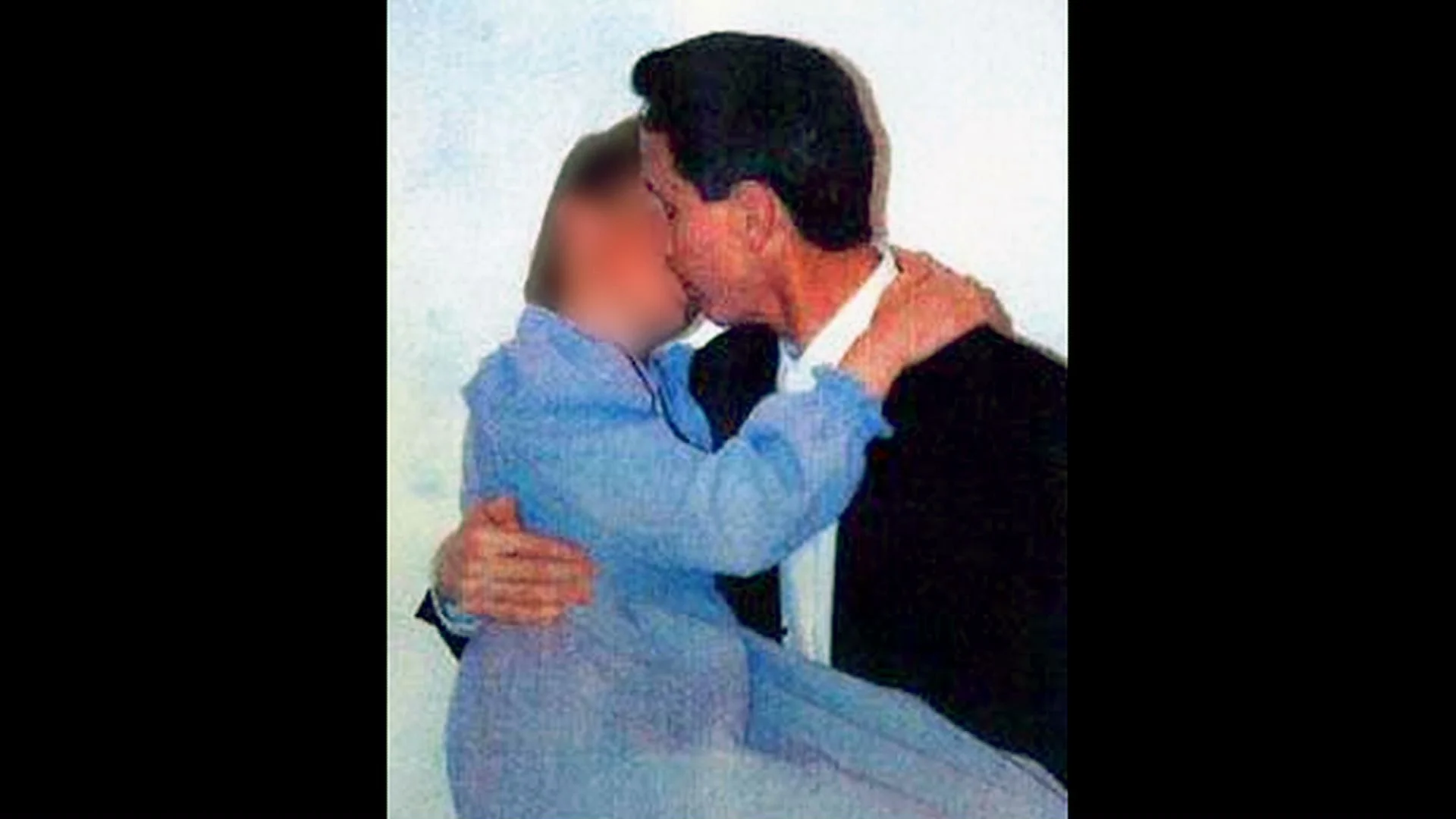 Self proclaimed FLDS 'prophet' Warren Jeffs with one of his many child brides. Jeffs once also served as 'prophet' to the polygamists of Bountiful.
