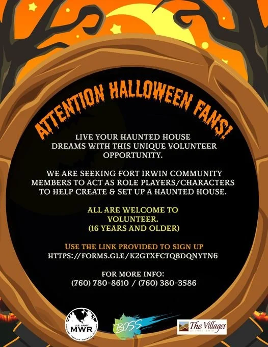 The Curse of Ingalls Lab Haunted House — The Villages at Fort Irwin