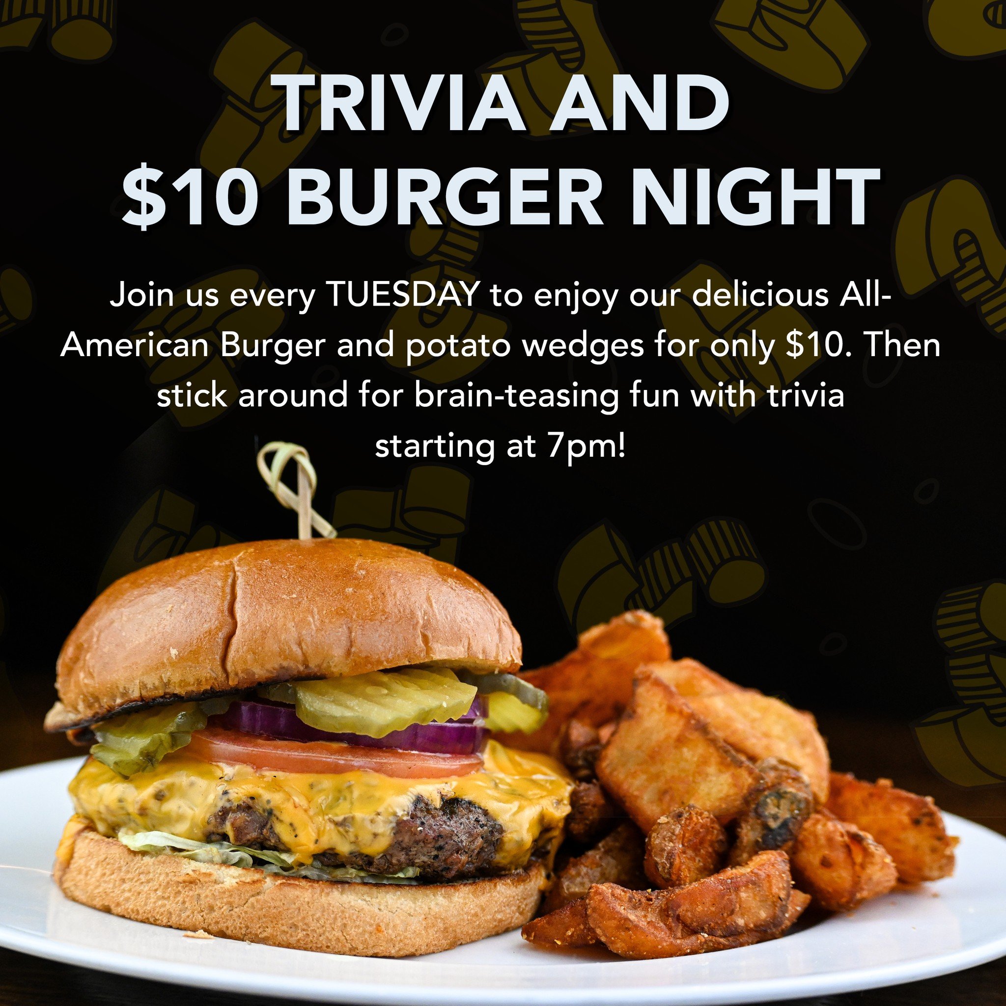 Looking for the ultimate Tuesday night plans? Swing by for our $10 All-American Burger special and stay for trivia at 7pm! It's the perfect way to satisfy your cravings and challenge your mind. 🍔🧠

#madboarnc #wallacenc #exit385 #tuesdaydeals #tues