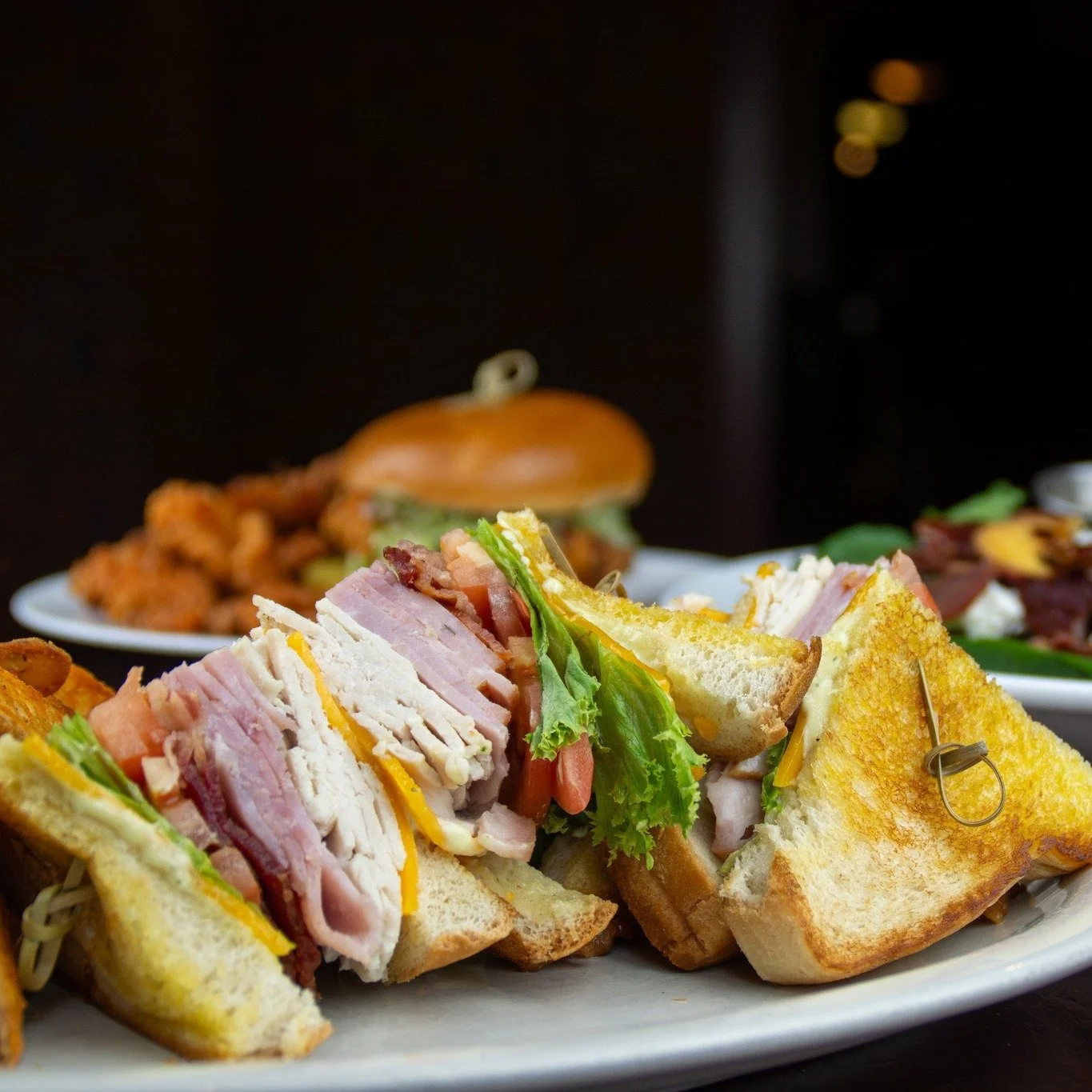 You mess with the Boar, you get the tusks! 🐗🔥 Dive into the &lsquo;Tusk&rsquo; Club Sandwich&mdash;stacked with turkey, honey ham, crispy bacon, cheddar, and all the fixins&rsquo; on toasted sourdough.

#madboarnc #wallacenc #exit385 #SandwichGoals