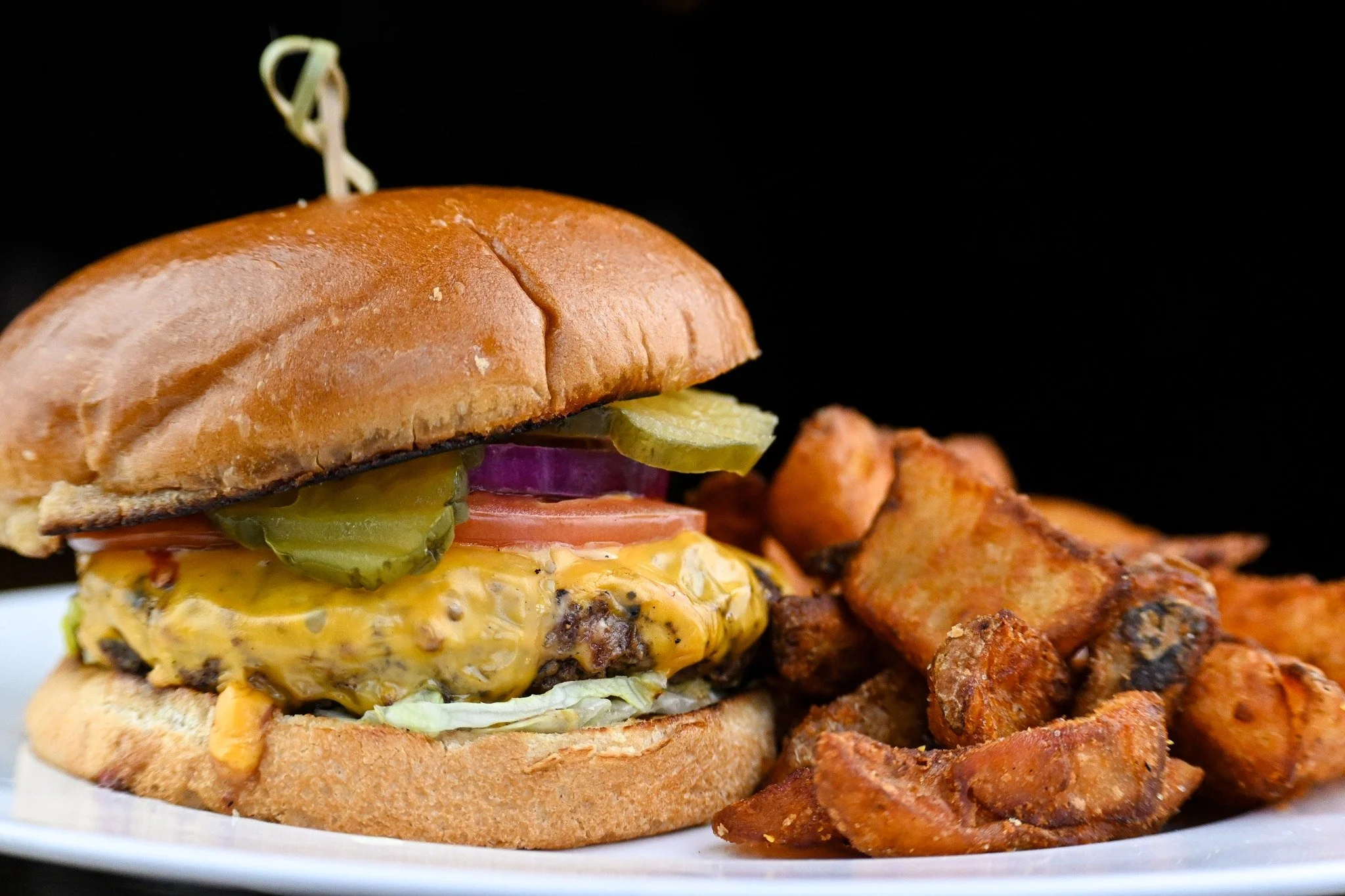 When in doubt, go All-American. 🍔 Grab our signature burger at Mad Boar Restaurant today!

#wallacenc #madboarrestaurantandpub #madboar #ncburgers