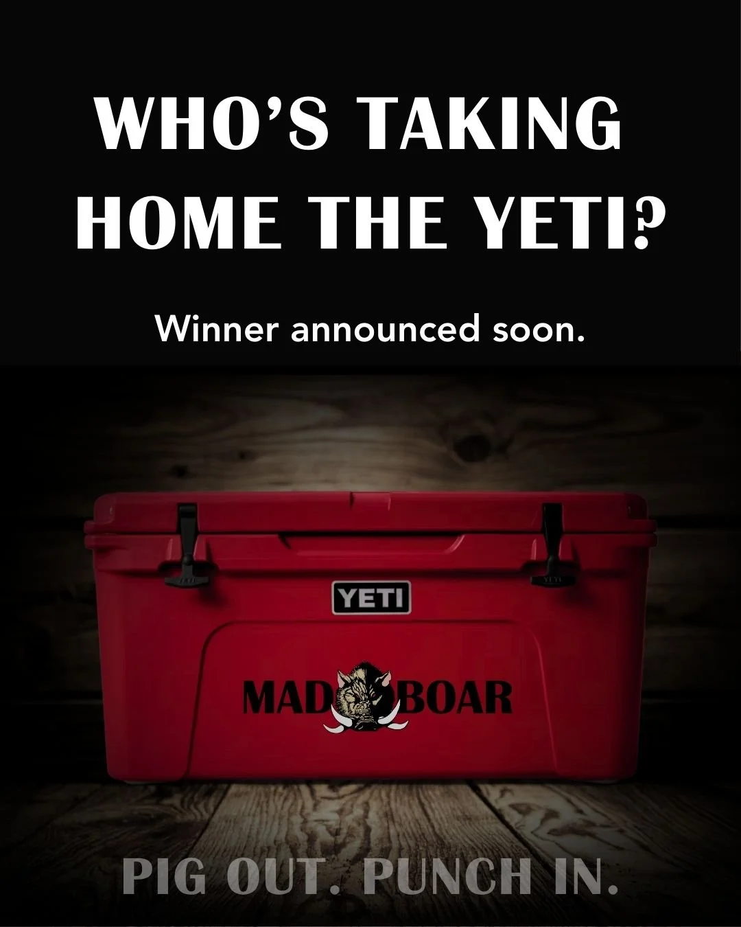 The punch cards are in.
The cooler is packed.

We&rsquo;ve drawn a winner 👀

Announcement coming soon.

#MadBoar #PigOutPunchIn #Giveaway