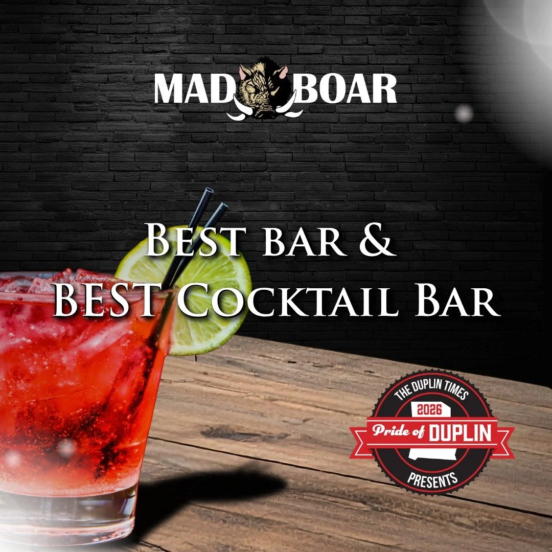 Cheers to the wins! Mad Boar Restaurant &amp; Pub was voted Best Bar and Best Cocktail Bar in the Duplin Times 2026 awards. We&rsquo;re grateful for all who showed their support. Stop by and taste why we earned the top spot&mdash;your next round is w