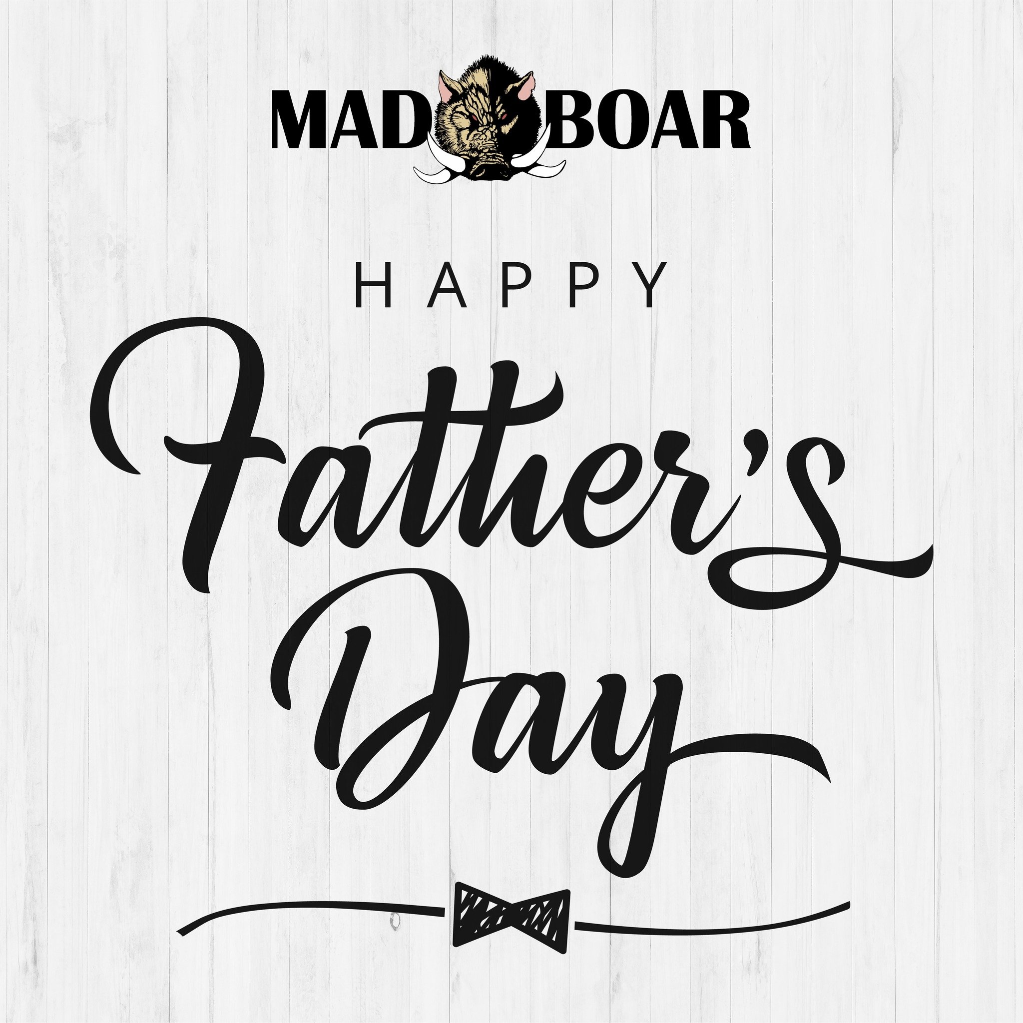 Happy Father's Day from Mad Boar Restaurant &amp; Pub!

Today is for the dads who don&rsquo;t do small plates and don&rsquo;t leave the table hungry. The ones who appreciate a hearty meal, a good gathering, and time well spent with family.

We&rsquo;