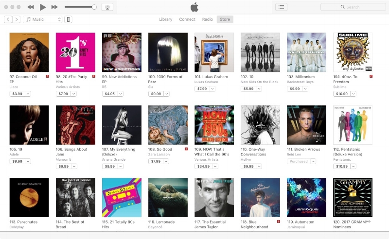 Gå forud Hvad er der galt Prisnedsættelse iTunes Top 100 Pop Albums Chart — Reid Lee