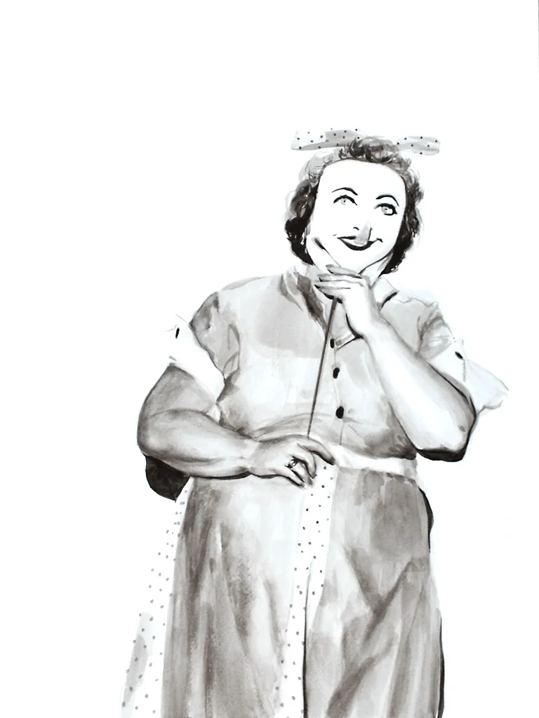 TEASE Ink on paper , 24"× 18" , 2008