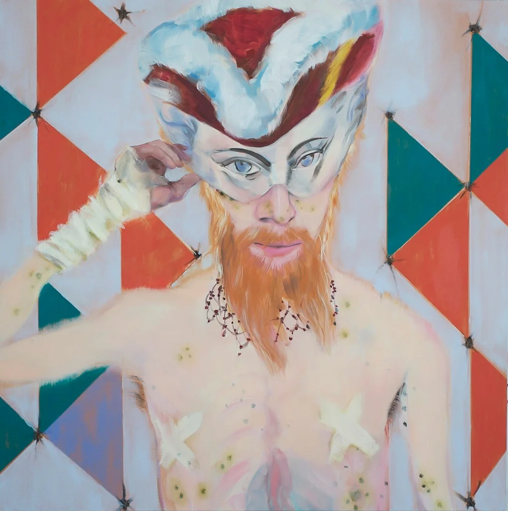 GENERAL INFINITE LOVE Oil on canvas , 30"× 30" , 2008