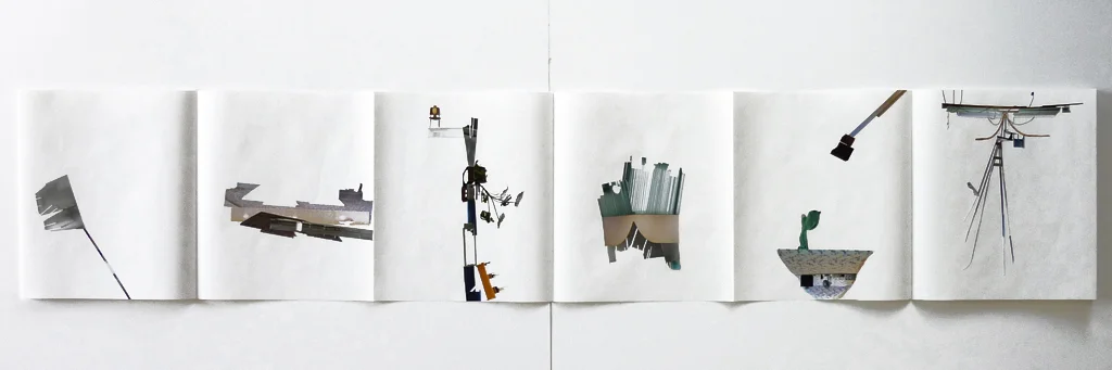 ASSEMBLAGE: STUDY #10-15 Artist book , 15"× 78" , 2010