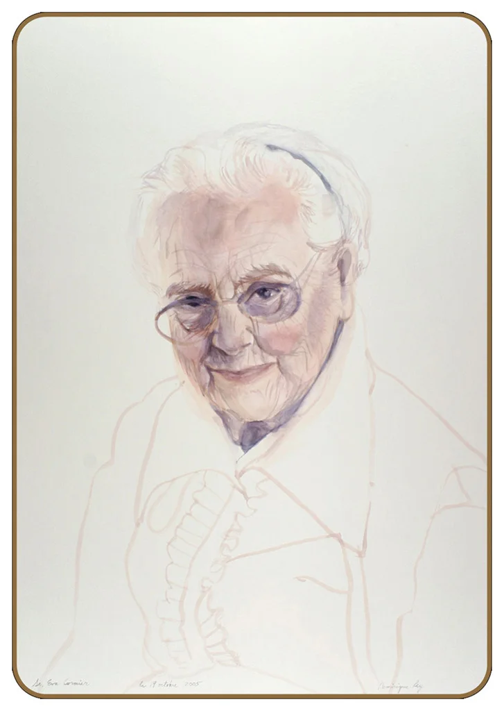 SR. EVA watercolour , 24"× 18" , 2005