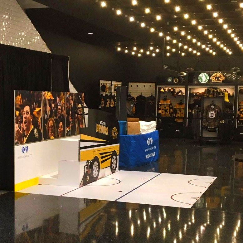 Finished installation at Boston's TD Garden