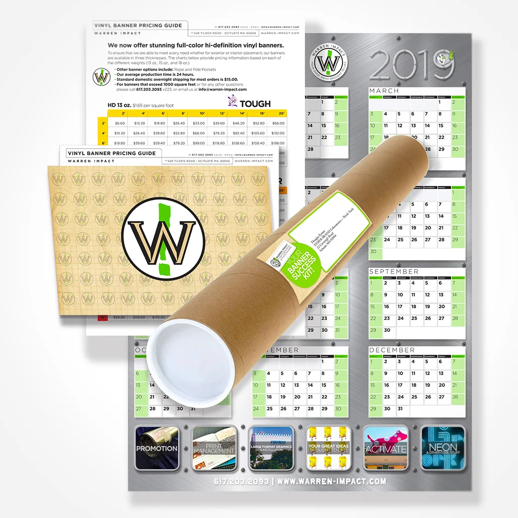 Sign up on our website to receive your very own BANNER SUCCESS KIT !