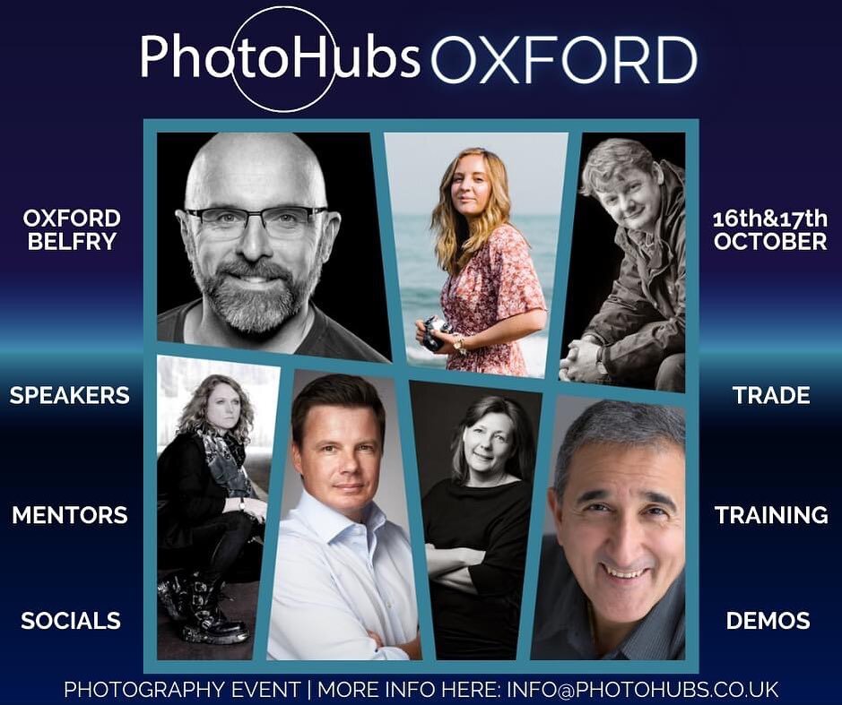 Hi all, 

There is a great 2-day photography event taking place on 16th/17th October in Oxford with workshops and presentations by a handful of incredible photographers - Glyn Dewis, Paul and Sarah Wilkinson, Panikos Hajistily, Heather Burns and Oliv