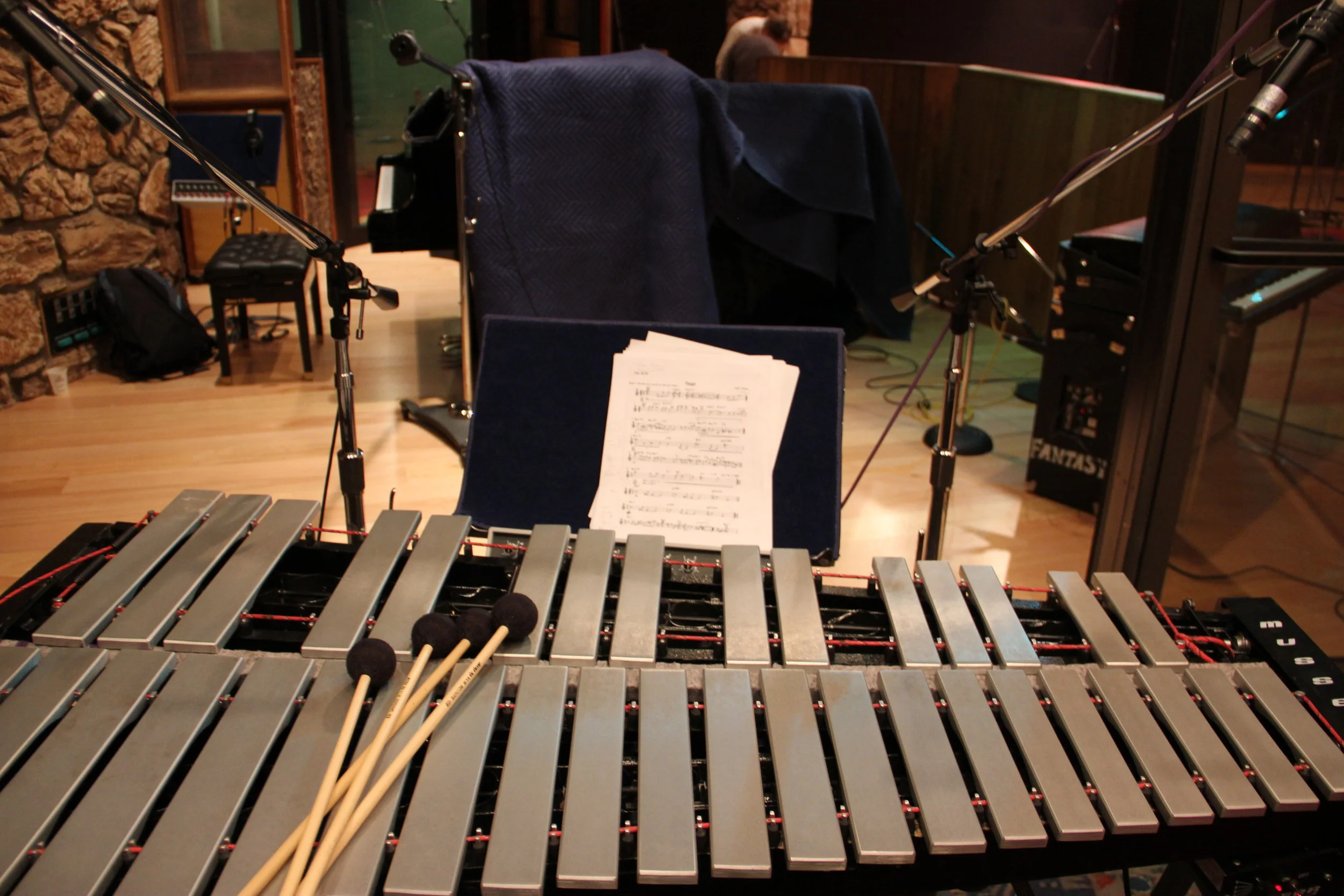  Vibraphone marimba tracking, guitar, bass,&nbsp; 