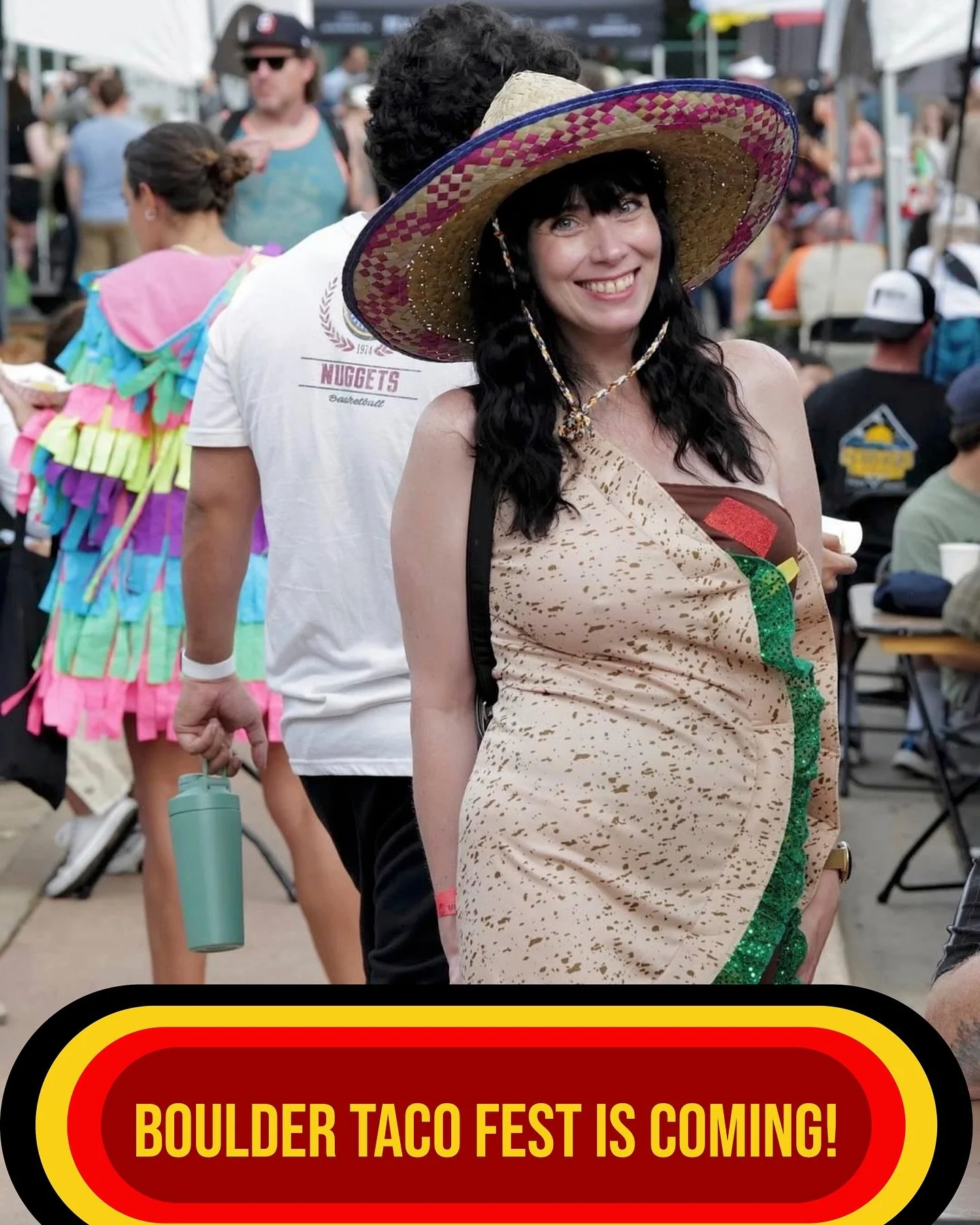 Mark your calendar for the ultimate summe festival of Tacos 🌮, Tunes 🎵, and Tag Teams 🤼! @bouldertacofest is on August 22nd at the Downtown Library on Boulder Creek! Rally your crew, buy your tix, and come hungry.