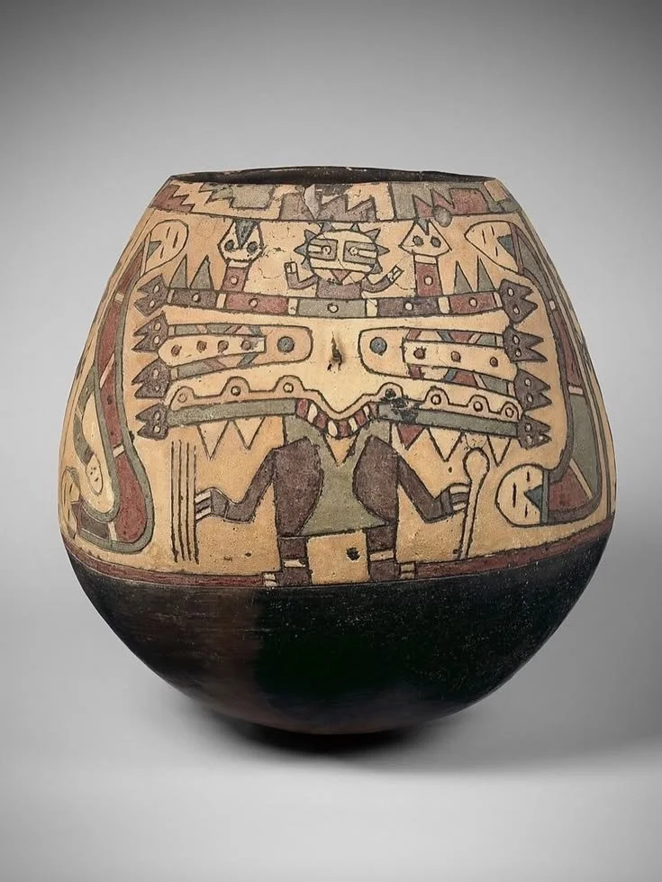 PARACAS, JAR WITH SERPENT DETAILS 