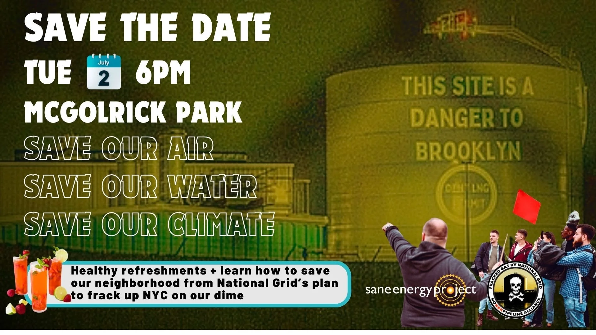 Learn About North Brooklyn LNG starting at McGolrick Park in Greenpoint
