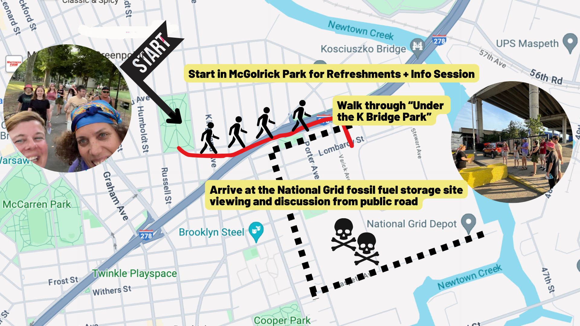 Walk and Roll Tour of NYC's Largest Fossil Fuel Depot