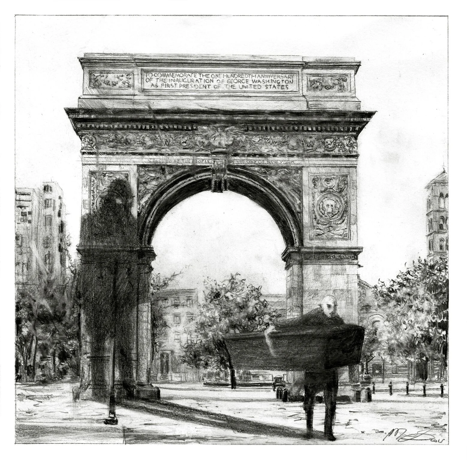 NOSFERATU IN GREENWICH VILLAGE - Original Drawing.jpg