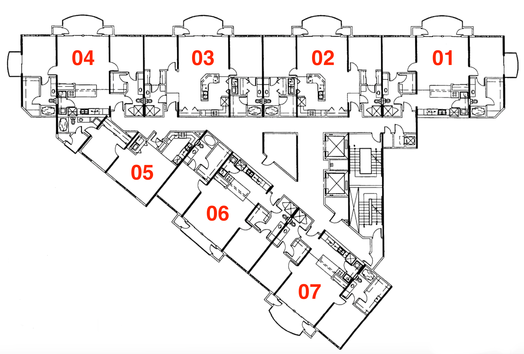 East Tower Typical Layout