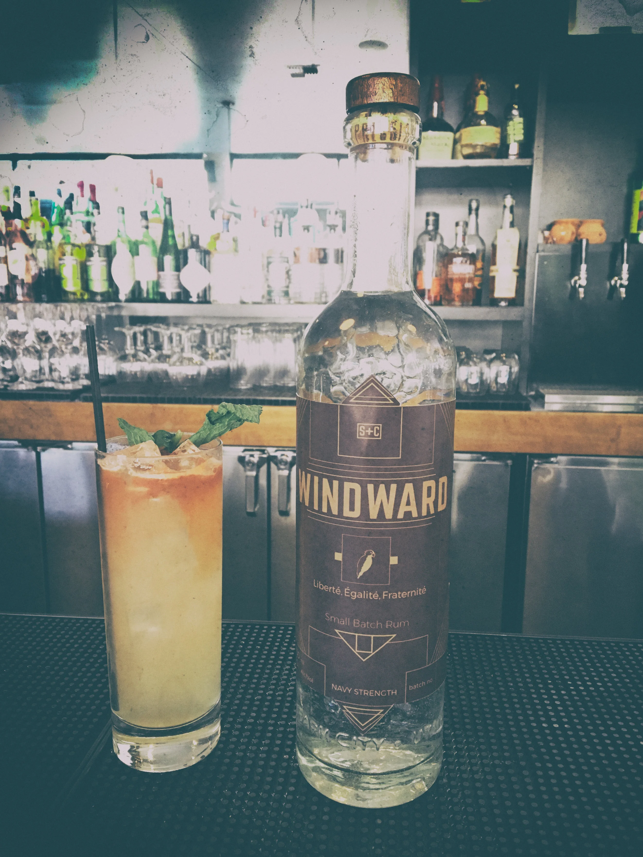 Windward Small Batch Rum with a Dark &amp; Stormy