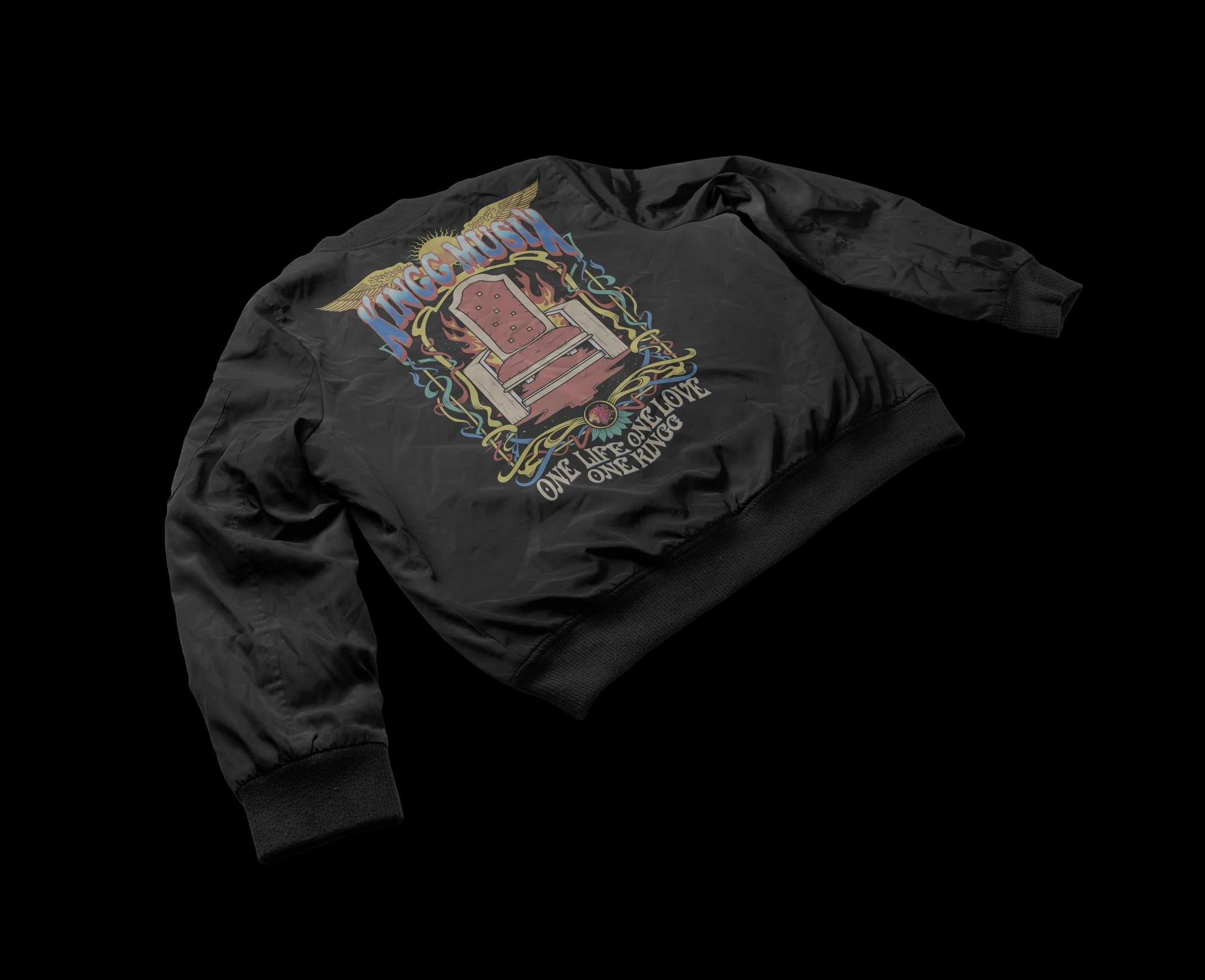 Kingg Musik Bomber Jacket