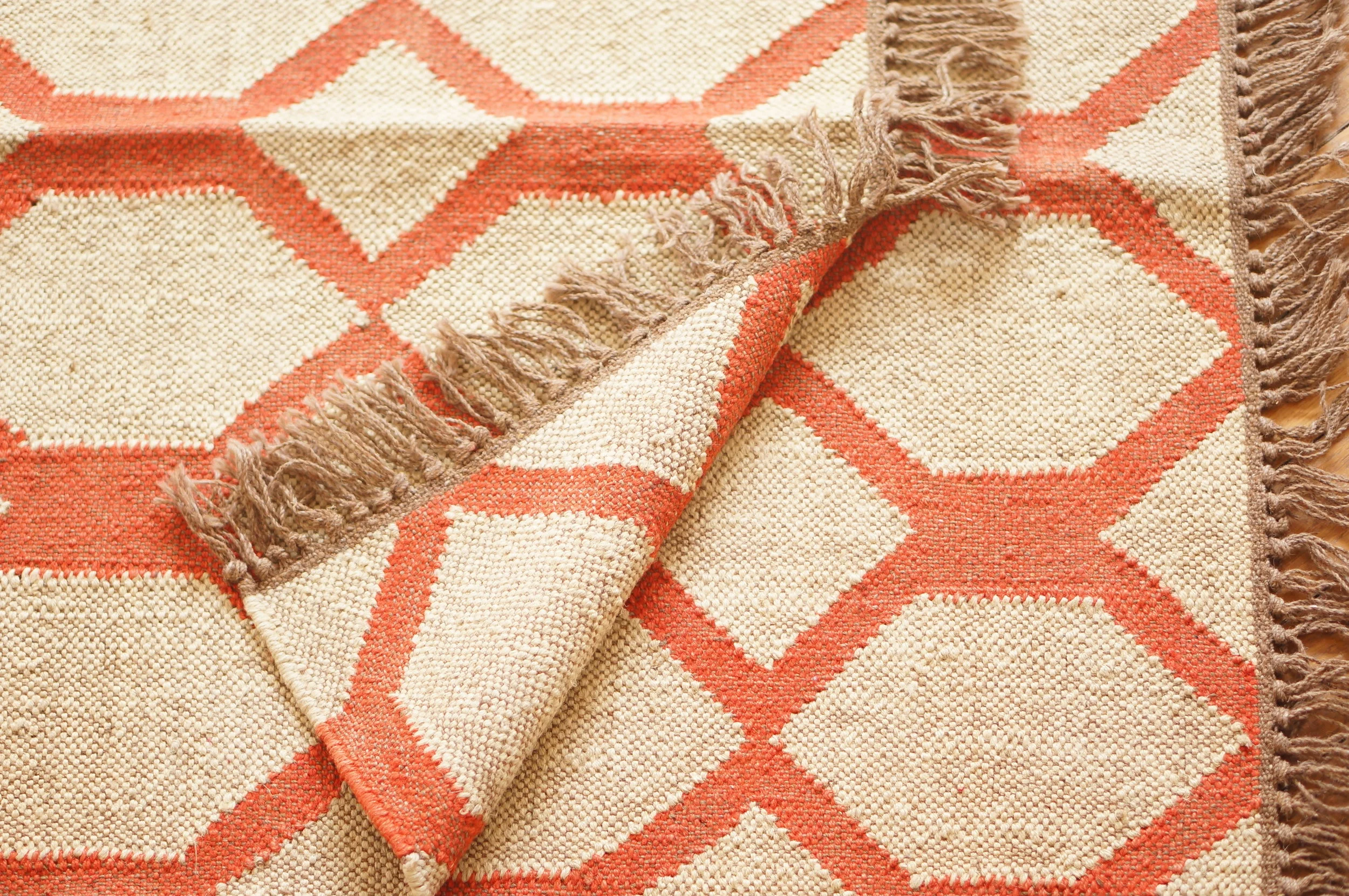 TAPIS LAINE ET JUTE BICOLORE Lilo