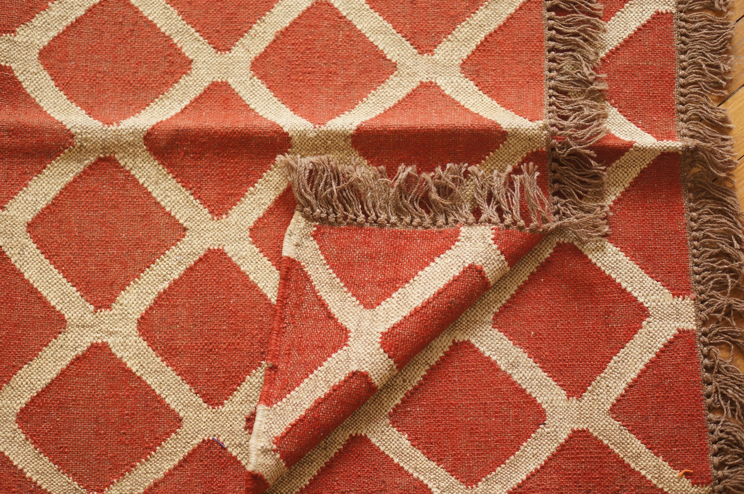 TAPIS LAINE ET JUTE BICOLORE Lilo