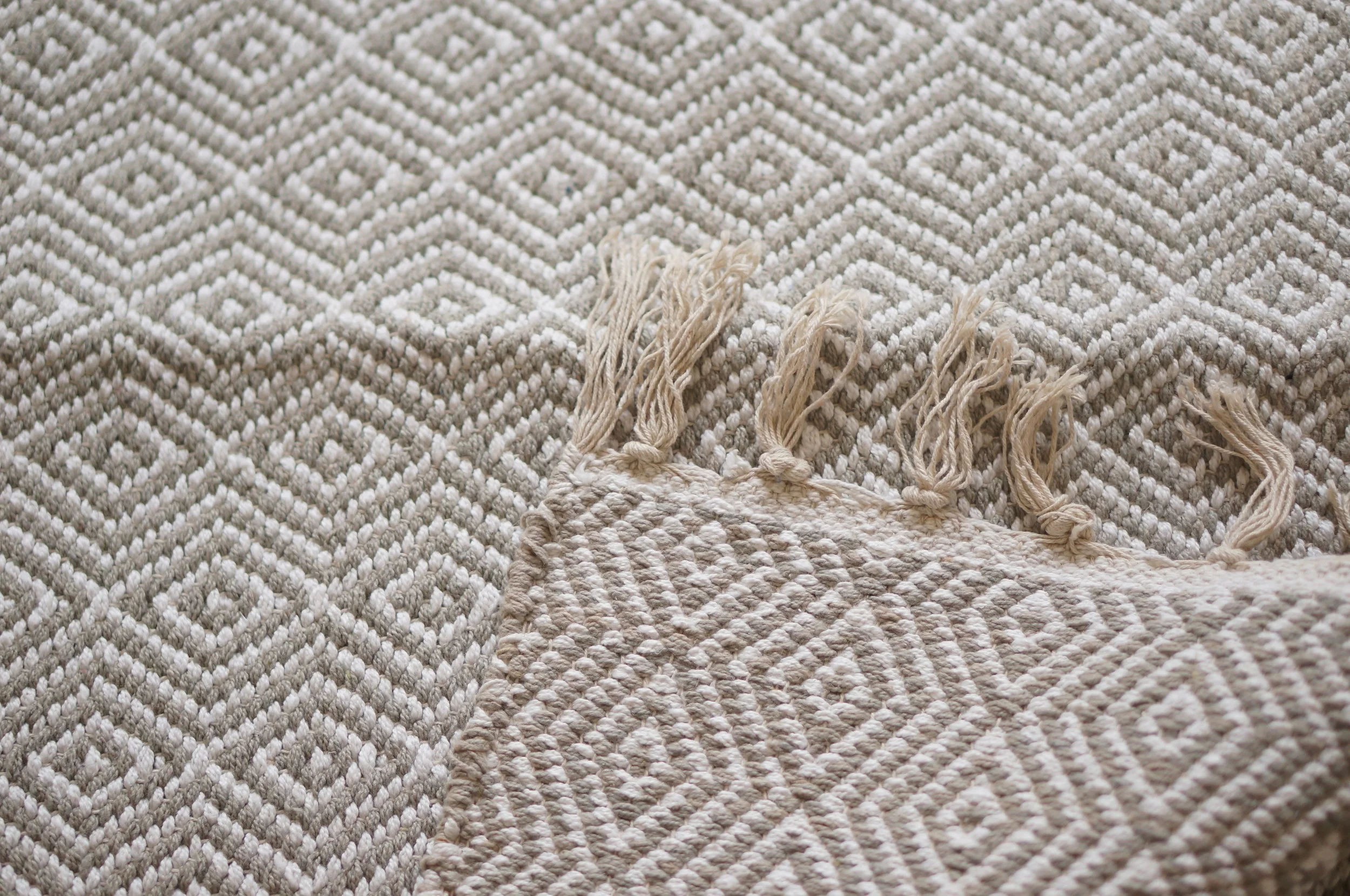 TAPIS COTON BICOLORE Skaia