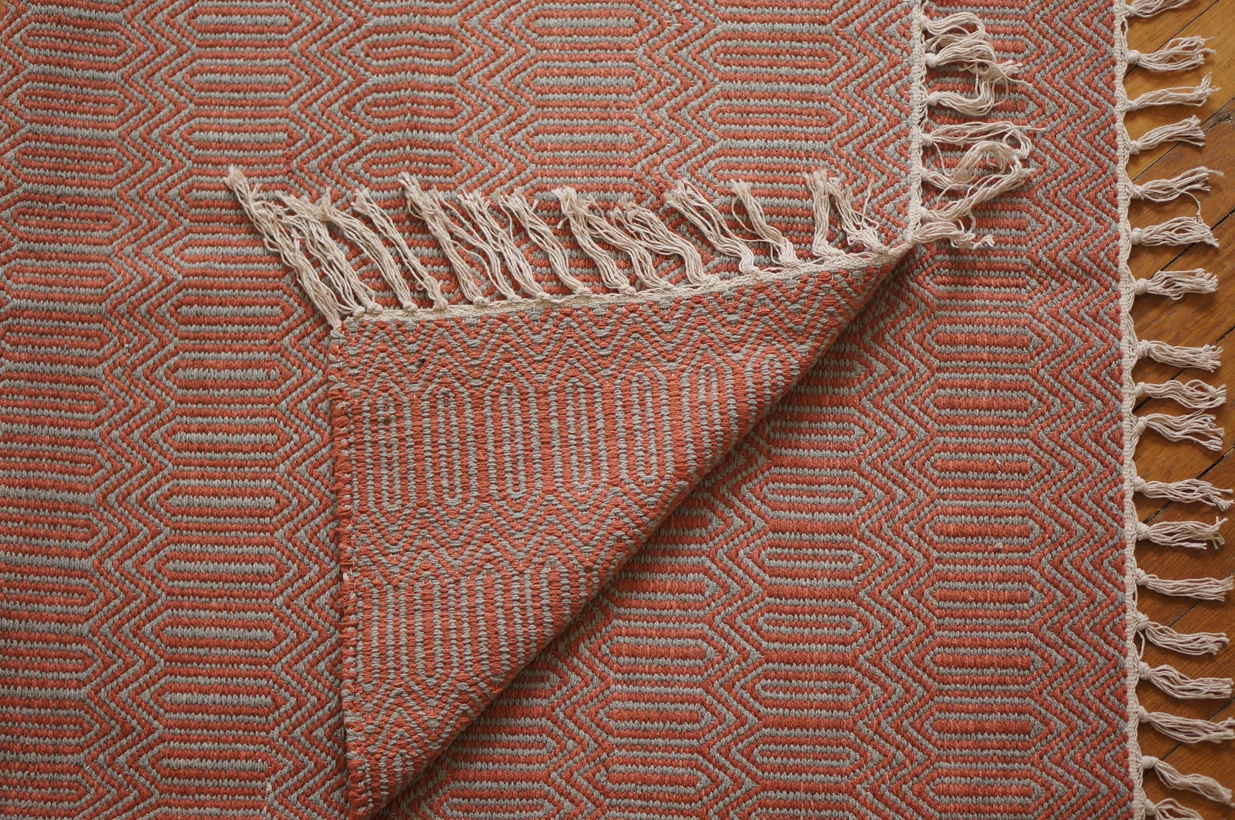 TAPIS COTON BICOLORE Skaia