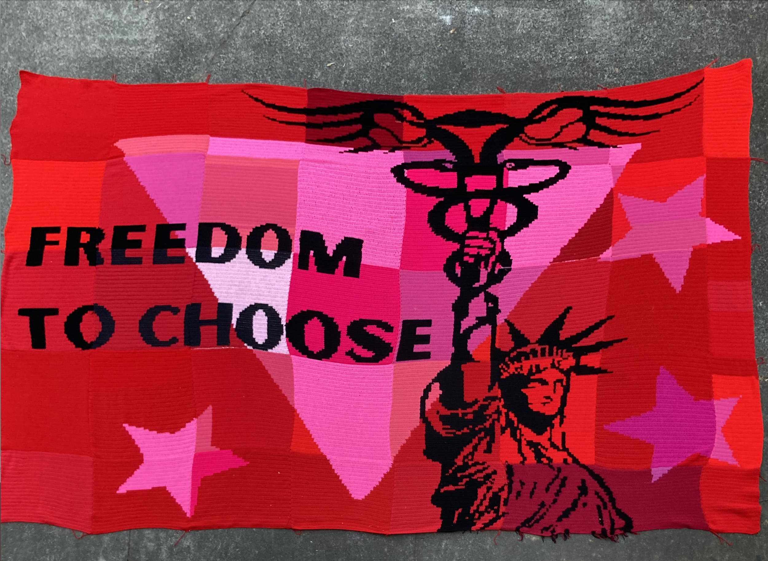 Liberty Crochet Mural — Jen LaMastra