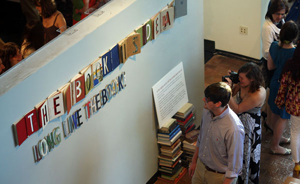  An aerial view of the exhibition. The class worked together in small groups to design the labeling, signage, advertising, collateral, display cases and posters.     My classmates who participated in the exhibition with me were Sarah Blackmon,&nbsp;N