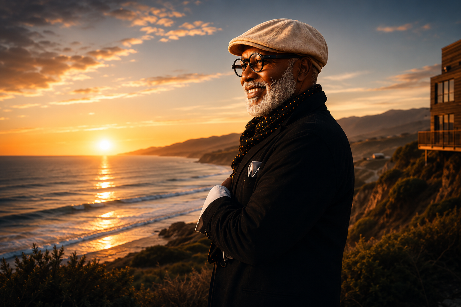 Windsor Lindor overlooking the Pacific coastline, reflecting on leadership, stewardship, emotional intelligence, and a lifelong commitment to human flourishing.
