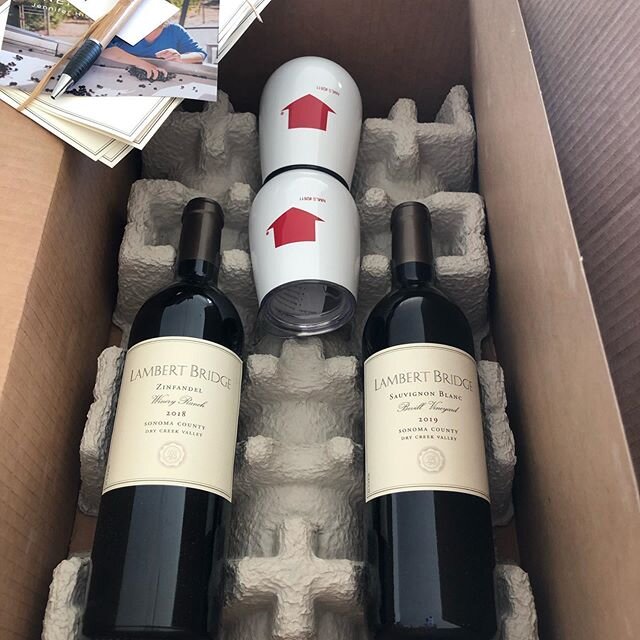 What a fun treat. Virtual wine tasting with @lambertbridge thanks to one of my fav mortgage brokers for hosting. What an experience box delivered, sippy cups and all!  Thanks for the invite Phillip.